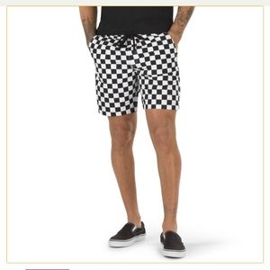 Vans Black and White Checkerboard Shorts